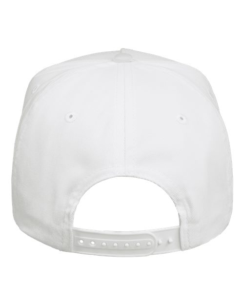 Five-Panel Twill Cap - White
