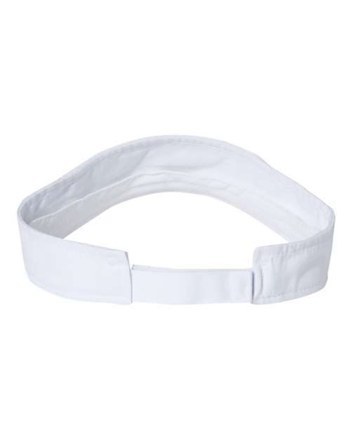 Bio-Washed Visor - White