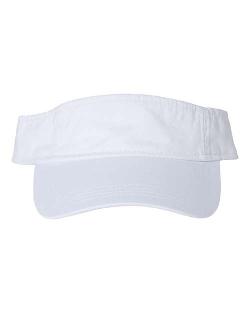 Bio-Washed Visor - White