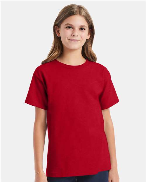 Youth Essential-T T-Shirt - Deep Red