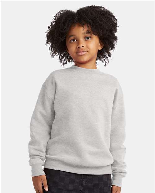 Youth EcoSmart® Crewneck Sweatshirt - Ash
