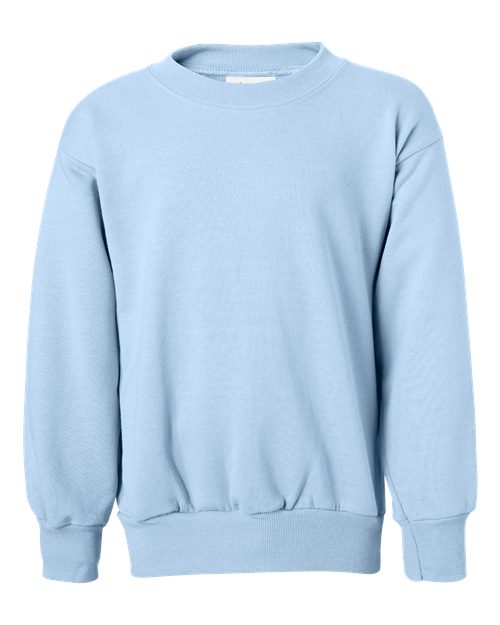 Youth EcoSmart® Crewneck Sweatshirt - Light Blue