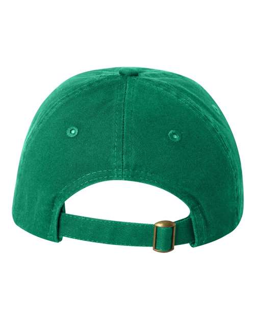 Youth Small Fit Bio-Washed Dad Hat - Kelly