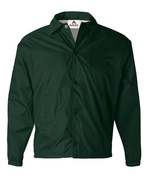 Men's Coach's Jacket - Dark Green