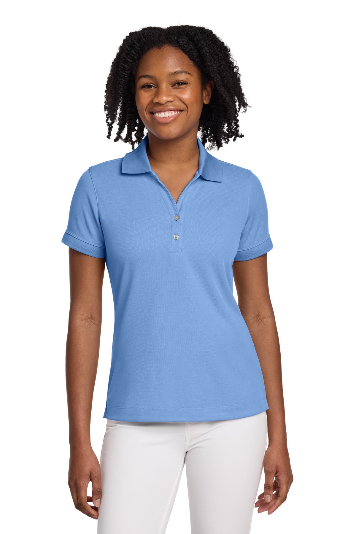 Nike Women's Dri-FIT Classic Polo - Light Blue