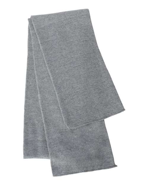 Knit Scarf - Heather Grey
