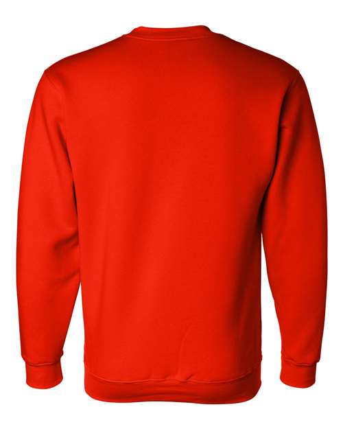 Unisex USA-Made Crewneck Sweatshirt - Bright Orange