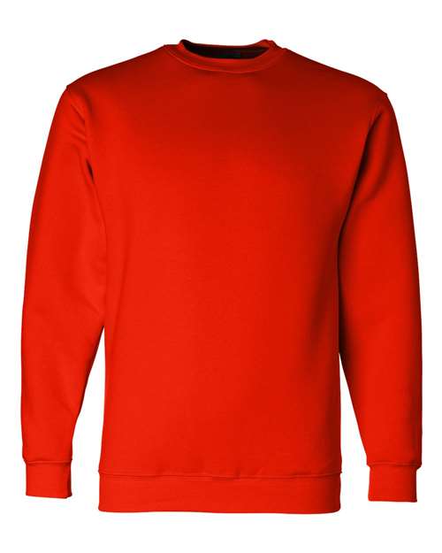 Unisex USA-Made Crewneck Sweatshirt - Bright Orange