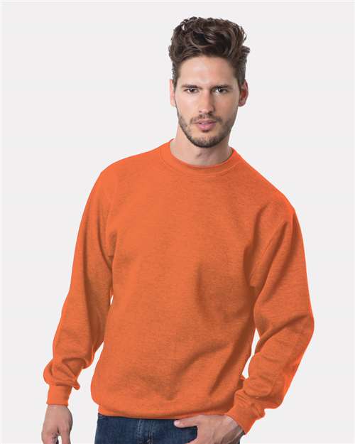 Unisex USA-Made Crewneck Sweatshirt - Bright Orange
