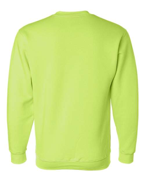 Unisex USA-Made Crewneck Sweatshirt - Lime Green