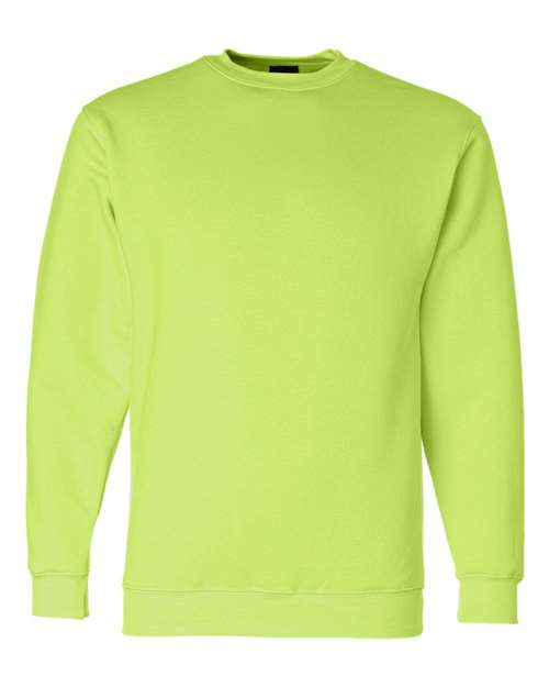 Unisex USA-Made Crewneck Sweatshirt - Lime Green