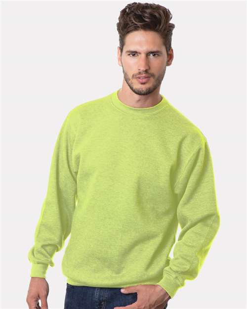 Unisex USA-Made Crewneck Sweatshirt - Lime Green