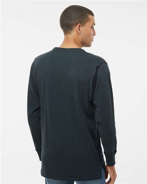 Men's Vintage Brushed Jersey Henley - Vintage Navy