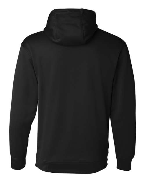 Men's Wicking Fleece Hooded Sweatshirt - Black
