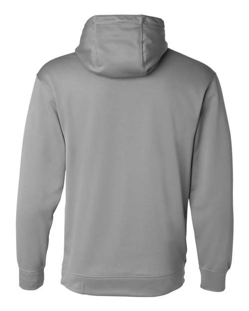 Men's Wicking Fleece Hooded Sweatshirt - Athletic Grey