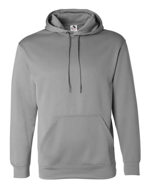 Men's Wicking Fleece Hooded Sweatshirt - Athletic Grey