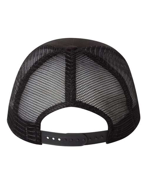 Five-Panel Trucker Cap - Black