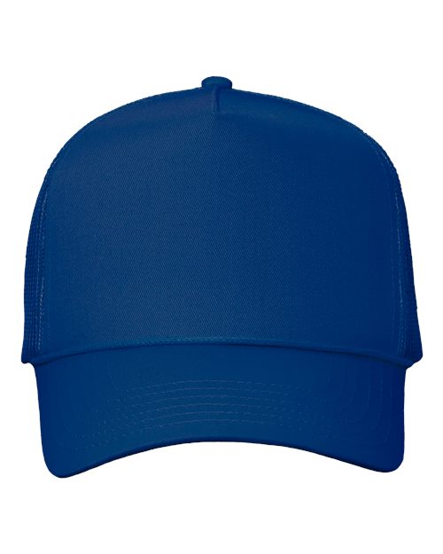 Five-Panel Trucker Cap - Royal Blue