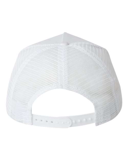 Five-Panel Trucker Cap - White