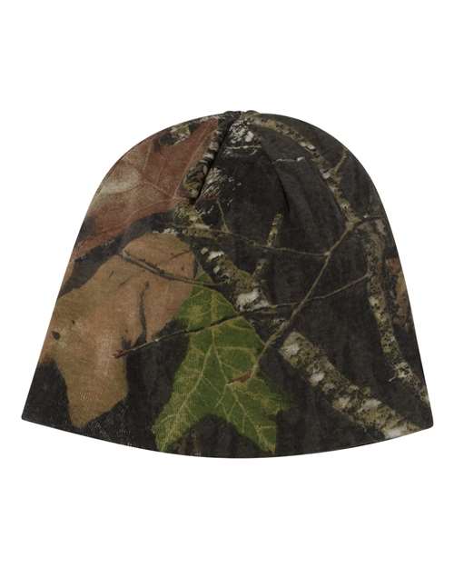 8" Licensed Camo Beanie - Mossy Oak BreakUp