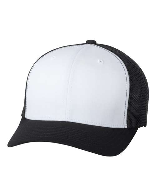 Trucker Cap - Black/ White/ Black