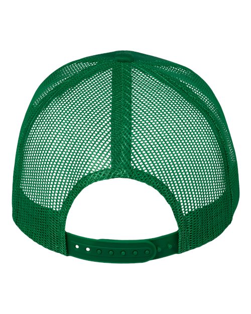 Mesh-Back Twill Trucker Cap - Kelly