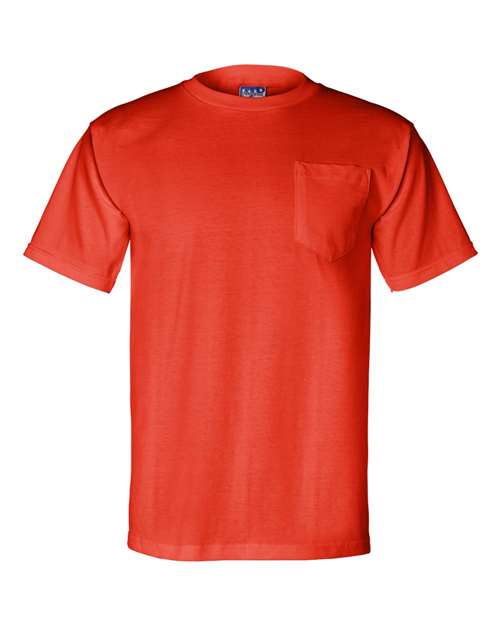 Unisex Union-Made Pocket T-Shirt - Orange