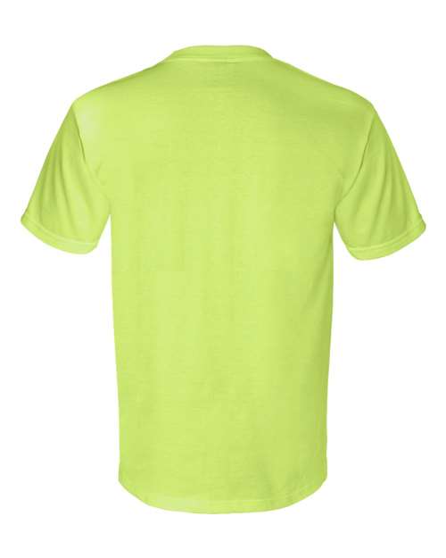 Unisex Union-Made Pocket T-Shirt - Lime Green