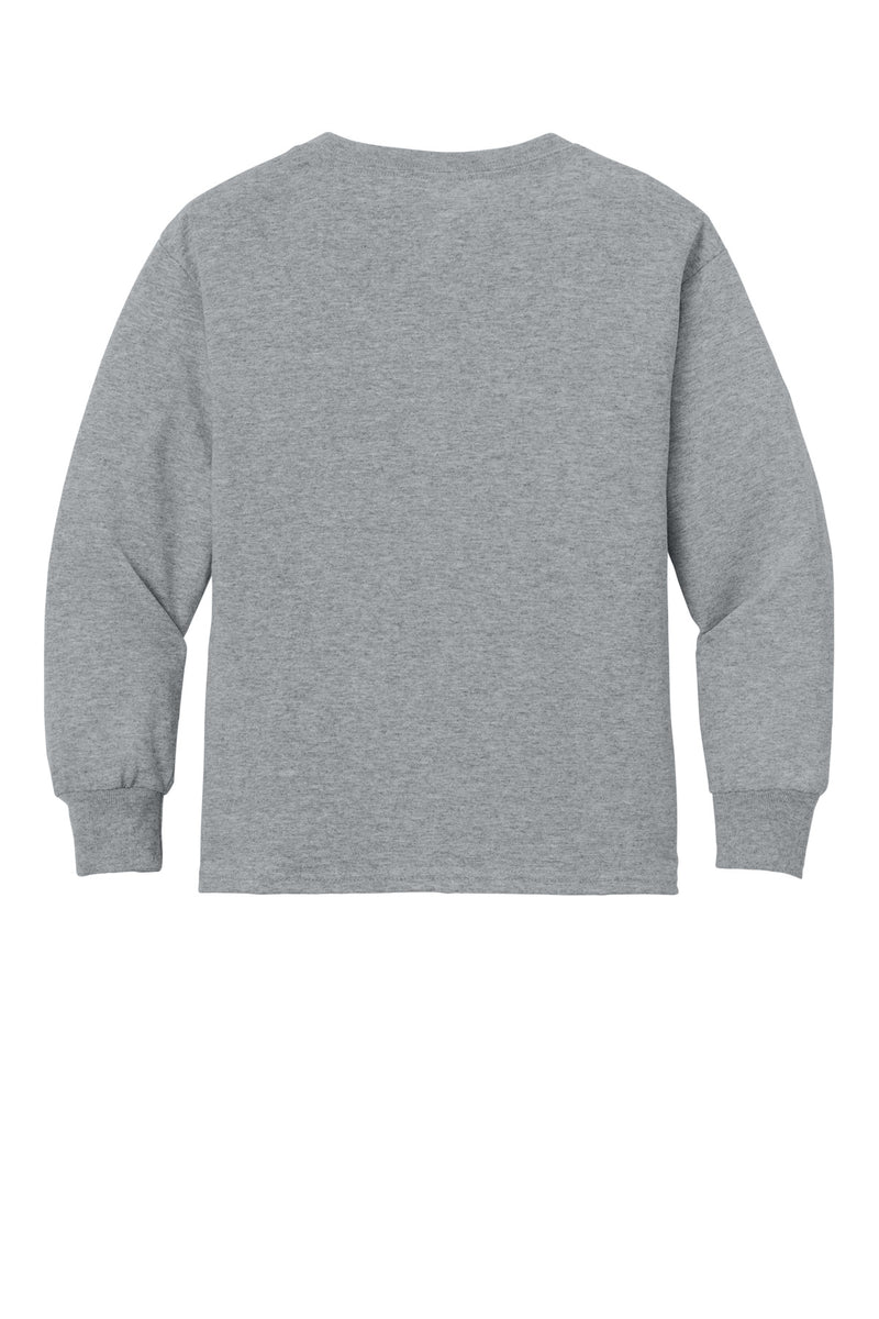 Jerzees Youth Dri-Power 50/50 Cotton/Poly Long Sleeve - Athletic Heather