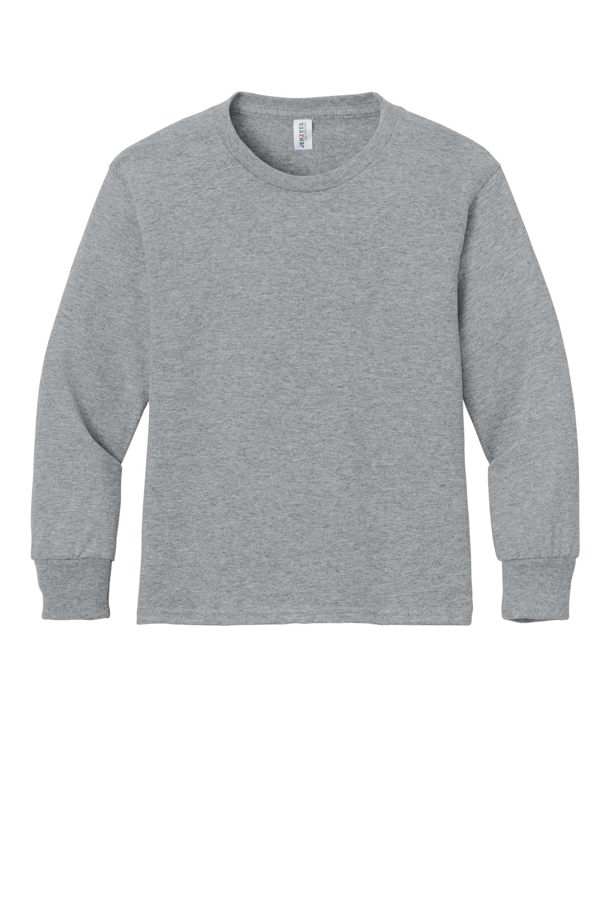 Jerzees Youth Dri-Power 50/50 Cotton/Poly Long Sleeve - Athletic Heather