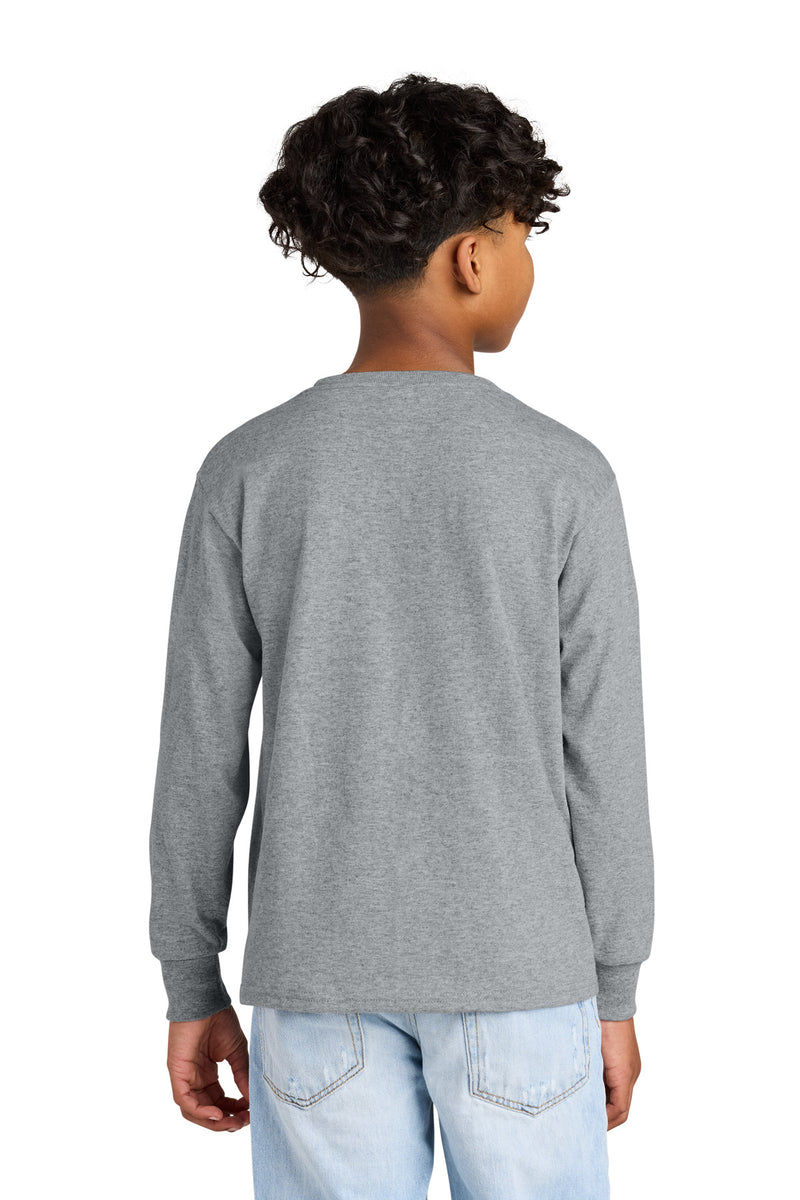 Jerzees Youth Dri-Power 50/50 Cotton/Poly Long Sleeve - Athletic Heather