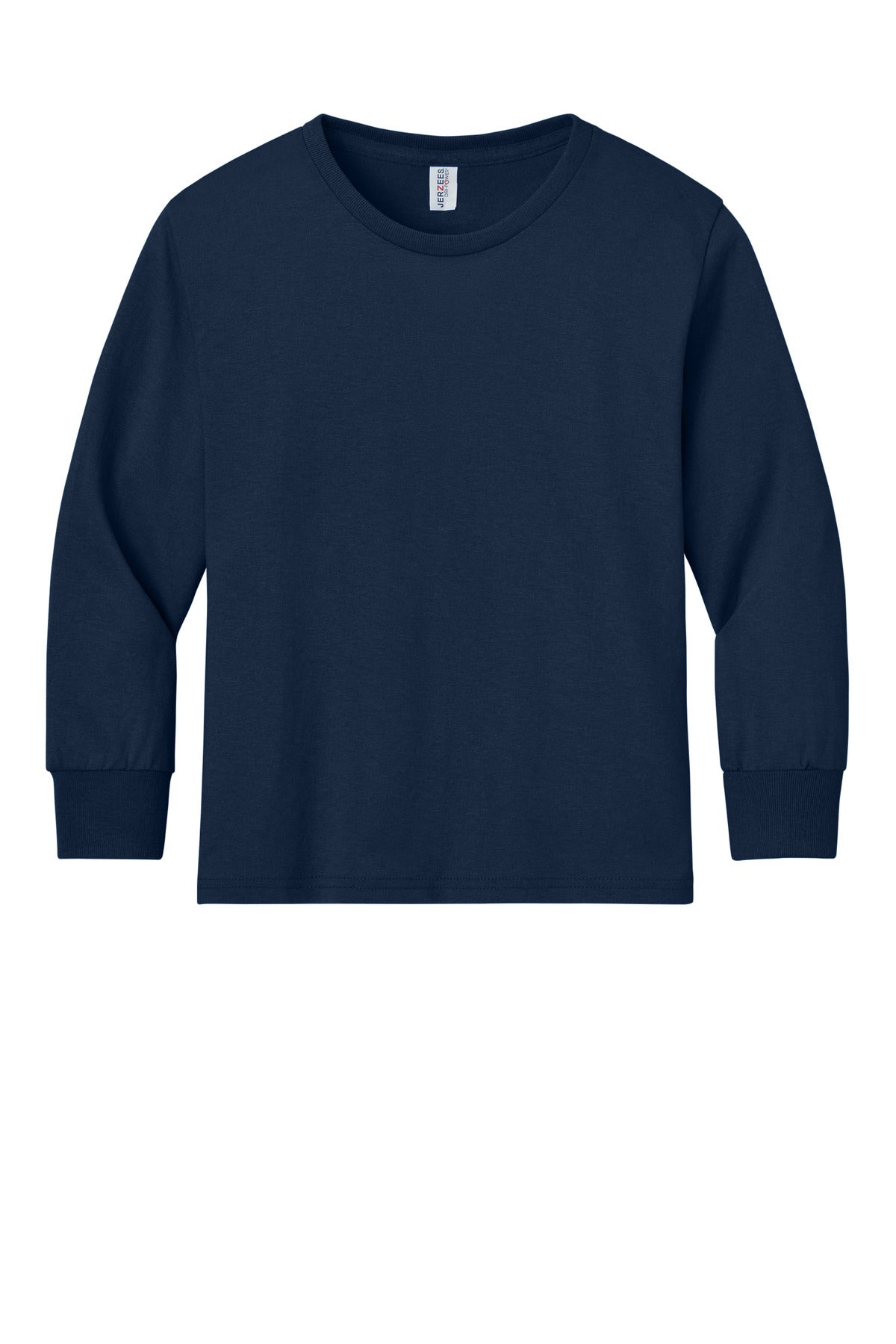 Jerzees Youth Dri-Power 50/50 Cotton/Poly Long Sleeve - J. Navy
