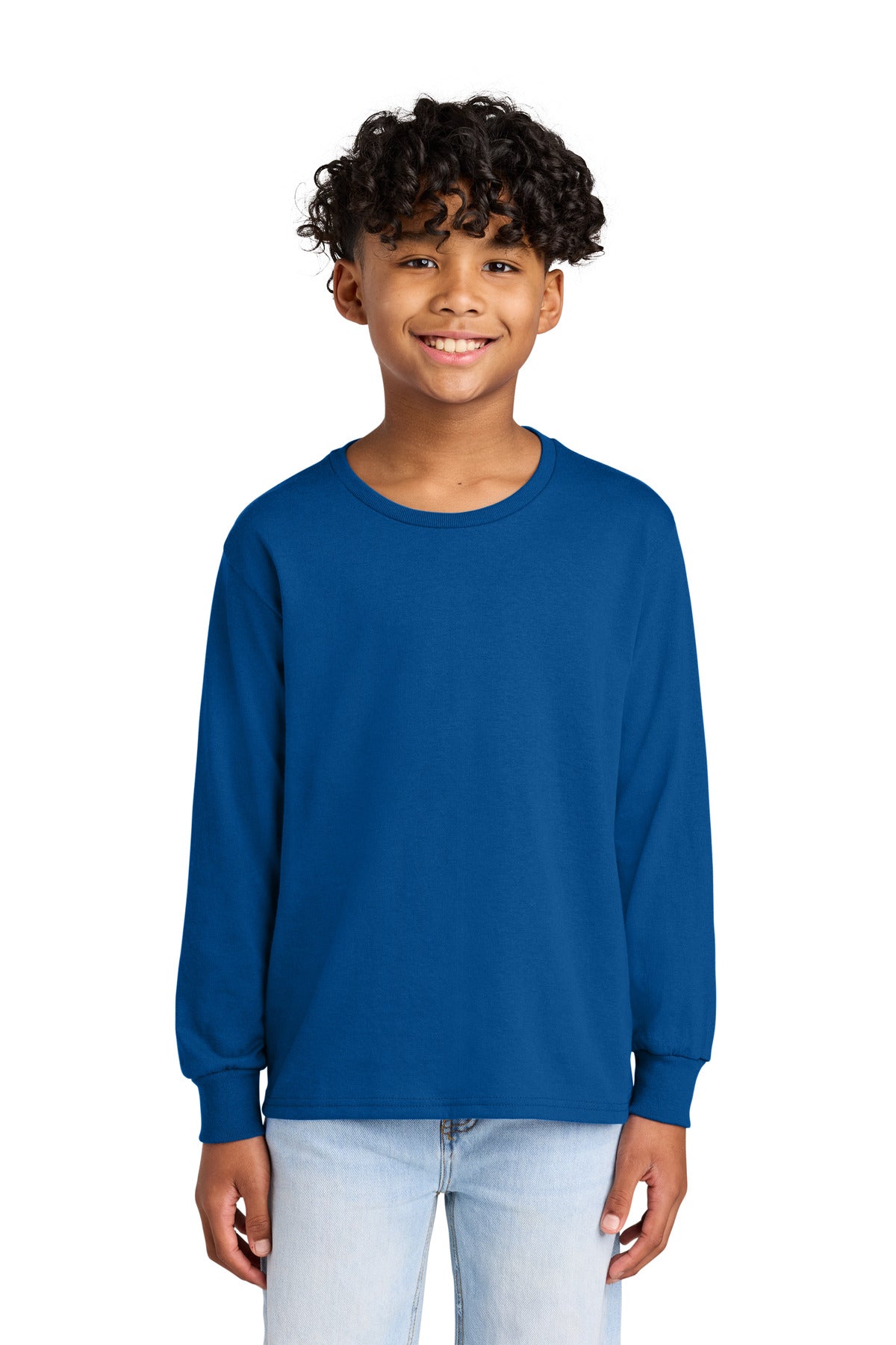 Jerzees Youth Dri-Power 50/50 Cotton/Poly Long Sleeve - Royal