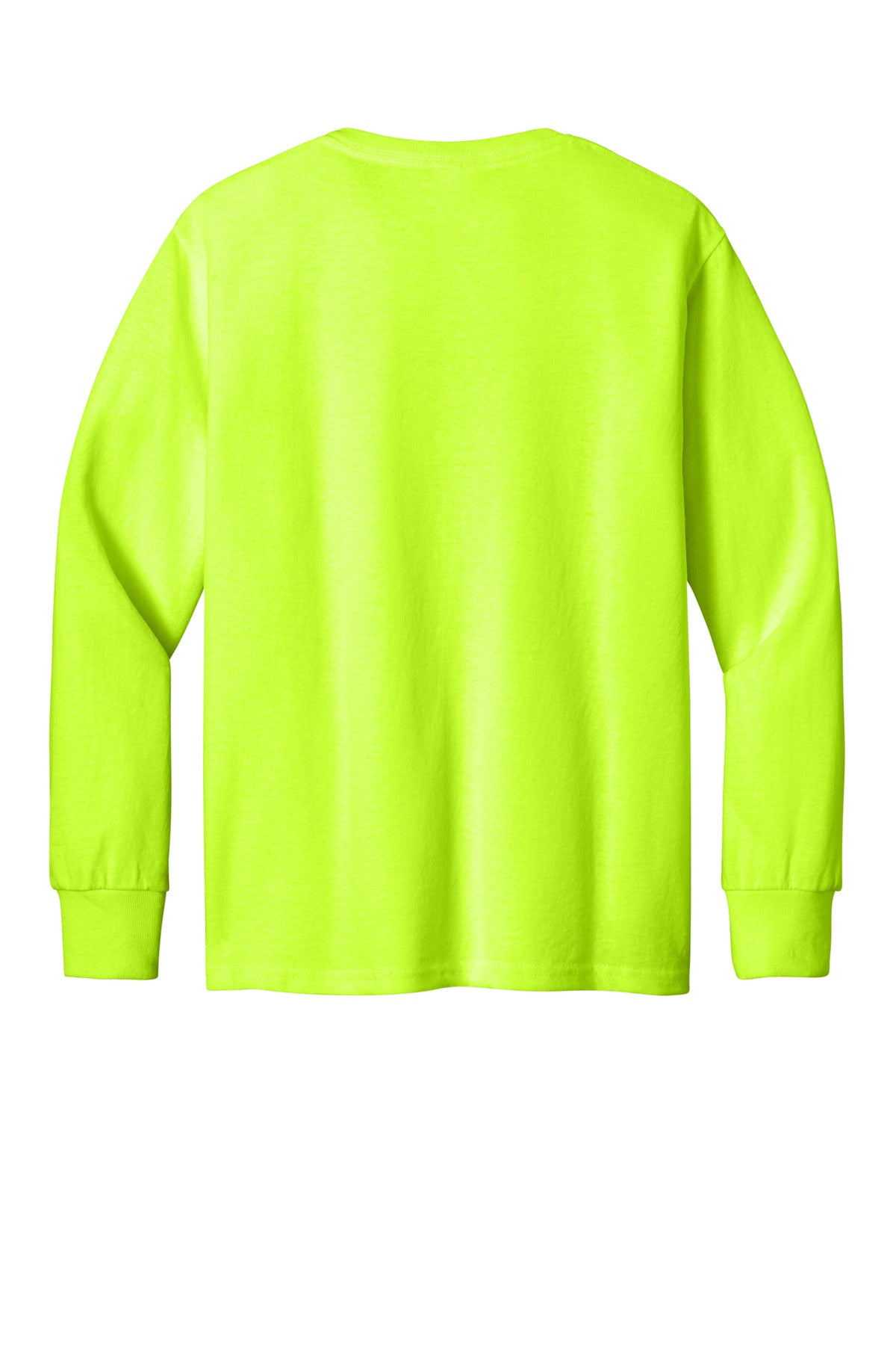 Jerzees Youth Dri-Power 50/50 Cotton/Poly Long Sleeve - Safety Green
