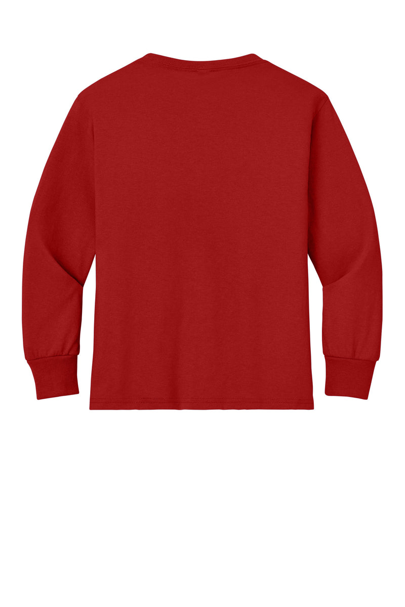 Jerzees Youth Dri-Power 50/50 Cotton/Poly Long Sleeve - True Red