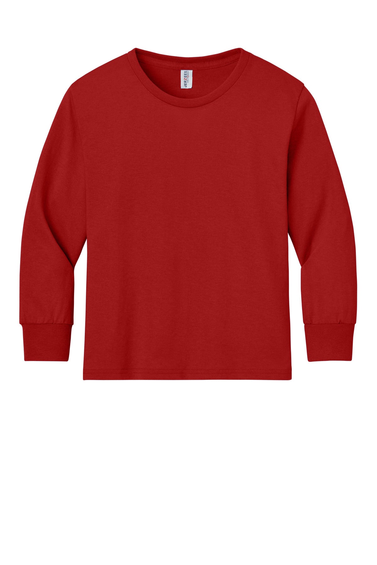Jerzees Youth Dri-Power 50/50 Cotton/Poly Long Sleeve - True Red