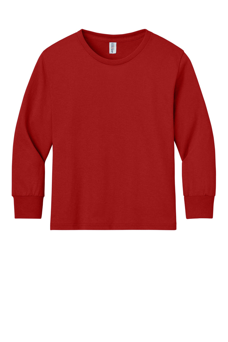 Jerzees Youth Dri-Power 50/50 Cotton/Poly Long Sleeve - True Red