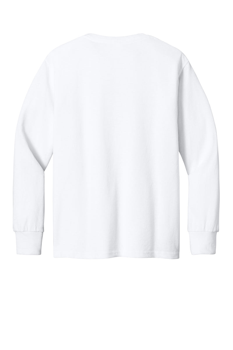 Jerzees Youth Dri-Power 50/50 Cotton/Poly Long Sleeve - White