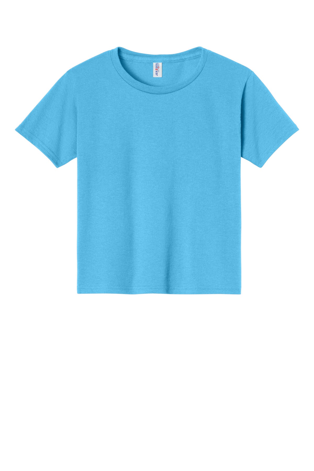 Jerzees - Youth Dri-Power 50/50 Cotton/Poly T-Shirt - Aquatic Blue