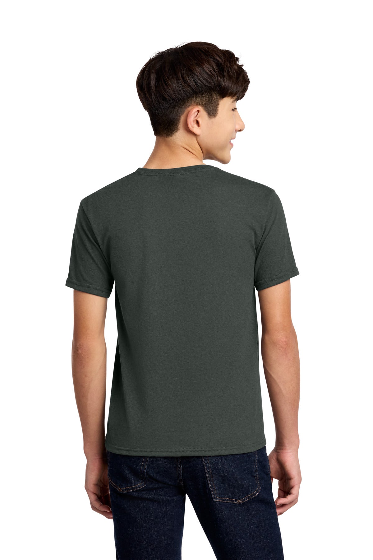 Jerzees - Youth Dri-Power 50/50 Cotton/Poly T-Shirt - Charcoal Grey