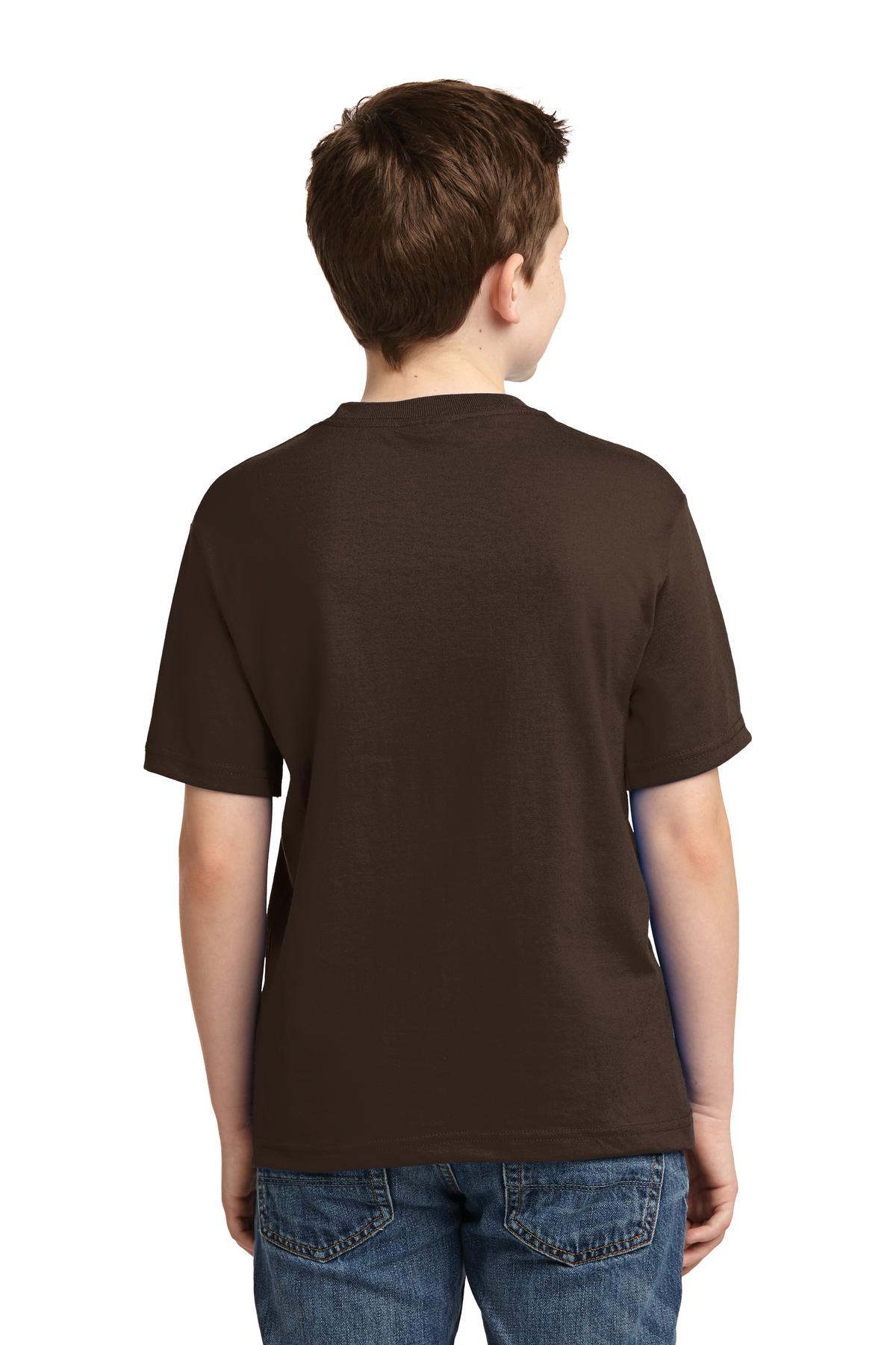 Jerzees - Youth Dri-Power 50/50 Cotton/Poly T-Shirt - Chocolate