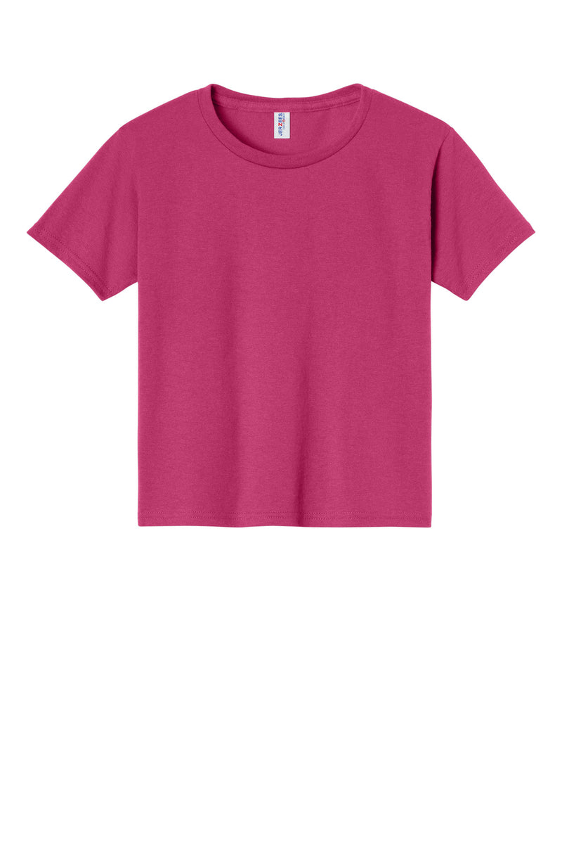 Jerzees - Youth Dri-Power 50/50 Cotton/Poly T-Shirt - Cyber Pink