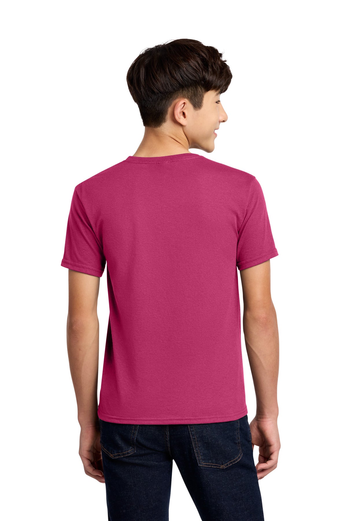 Jerzees - Youth Dri-Power 50/50 Cotton/Poly T-Shirt - Cyber Pink