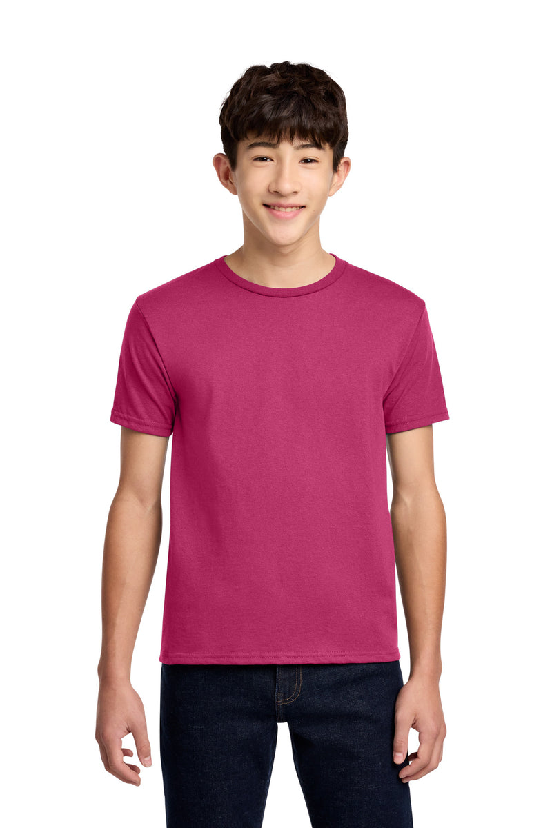Jerzees - Youth Dri-Power 50/50 Cotton/Poly T-Shirt - Cyber Pink