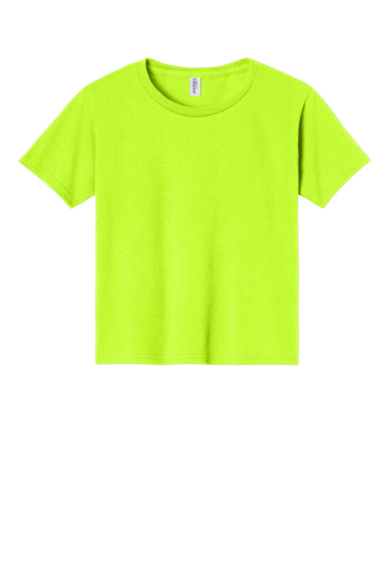 Jerzees - Youth Dri-Power 50/50 Cotton/Poly T-Shirt - Safety Green