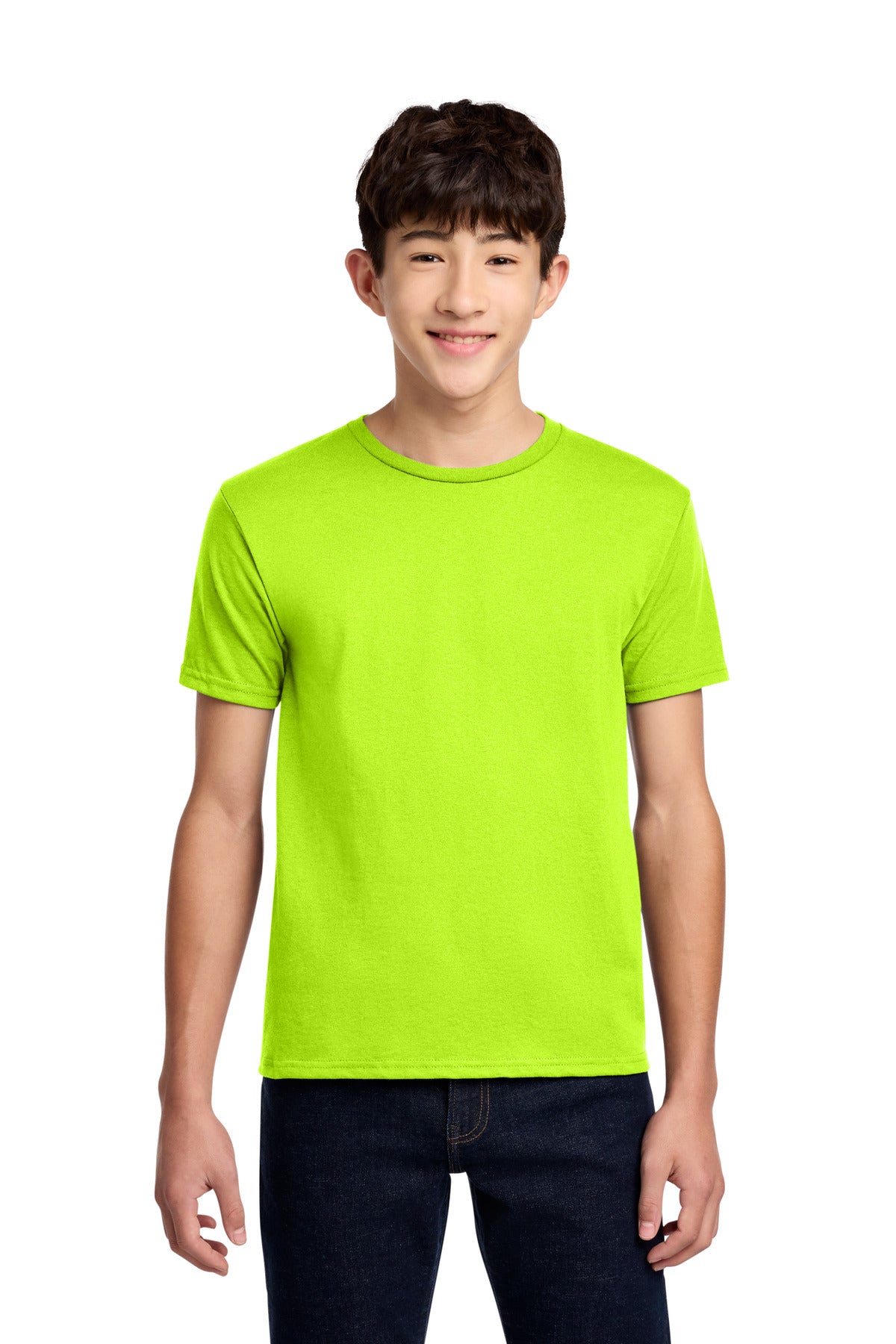 Jerzees - Youth Dri-Power 50/50 Cotton/Poly T-Shirt - Safety Green