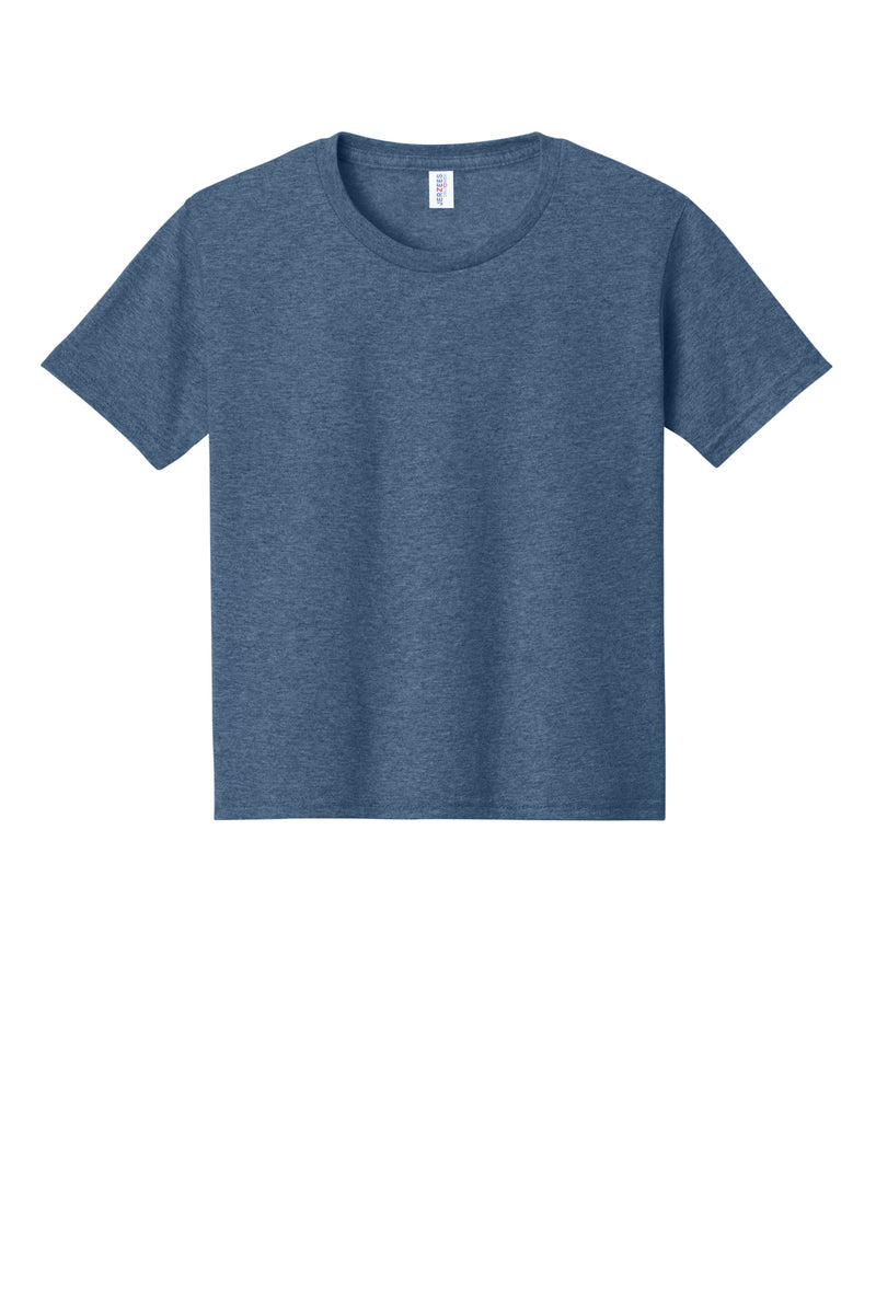Jerzees - Youth Dri-Power 50/50 Cotton/Poly T-Shirt - Vintage Heather Blue