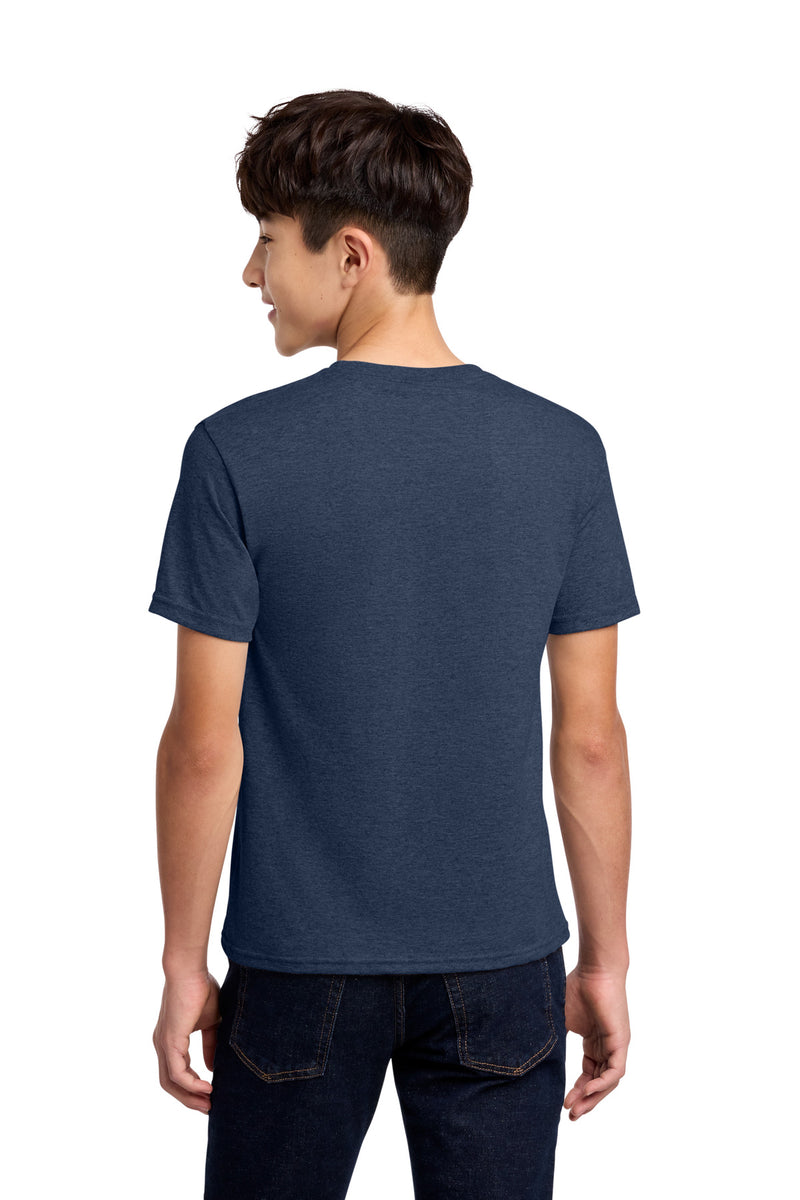 Jerzees - Youth Dri-Power 50/50 Cotton/Poly T-Shirt - Vintage Heather Navy