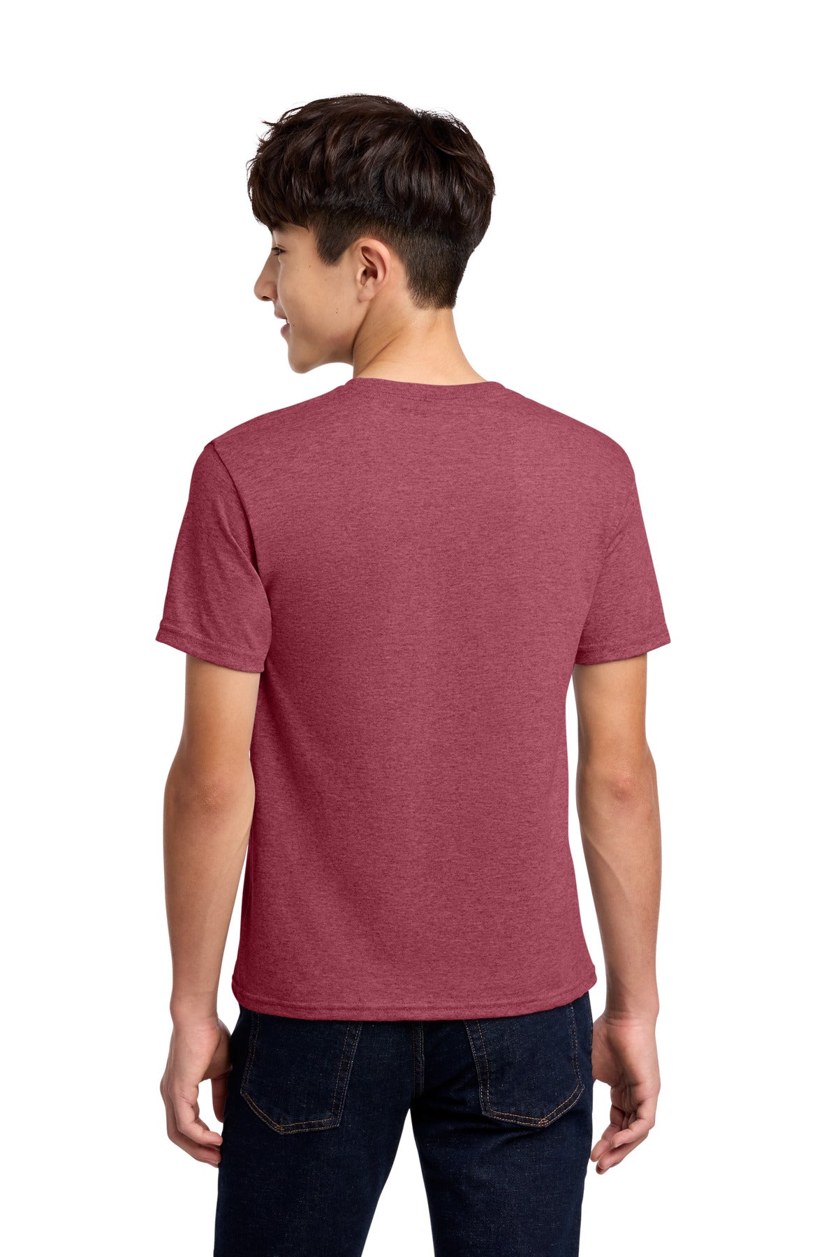Jerzees - Youth Dri-Power 50/50 Cotton/Poly T-Shirt - Vintage Heather Red
