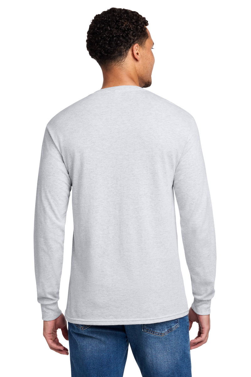 Jerzees - Dri-Power 50/50 Cotton/Poly Long Sleeve T-Shirt - Ash